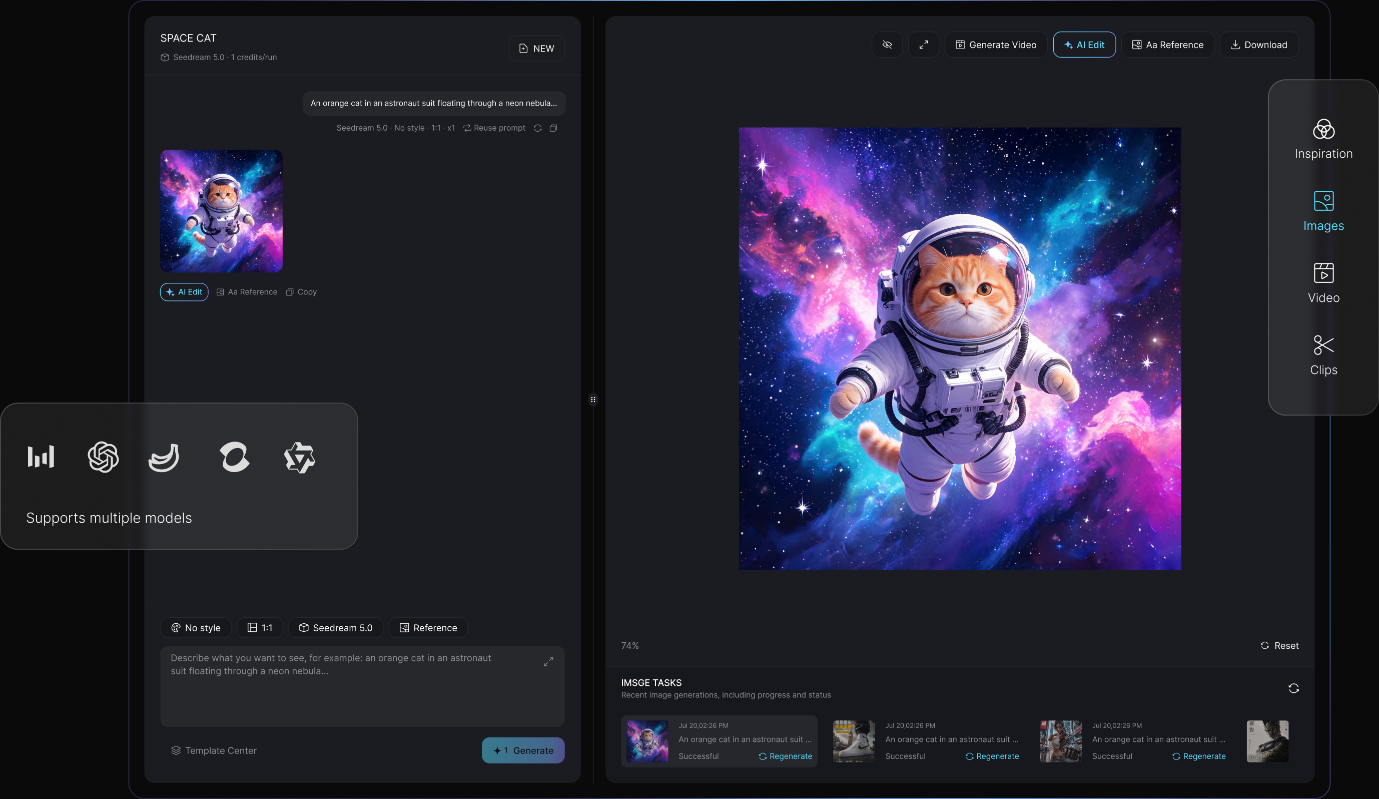 MagiCoreAI studio product showcase